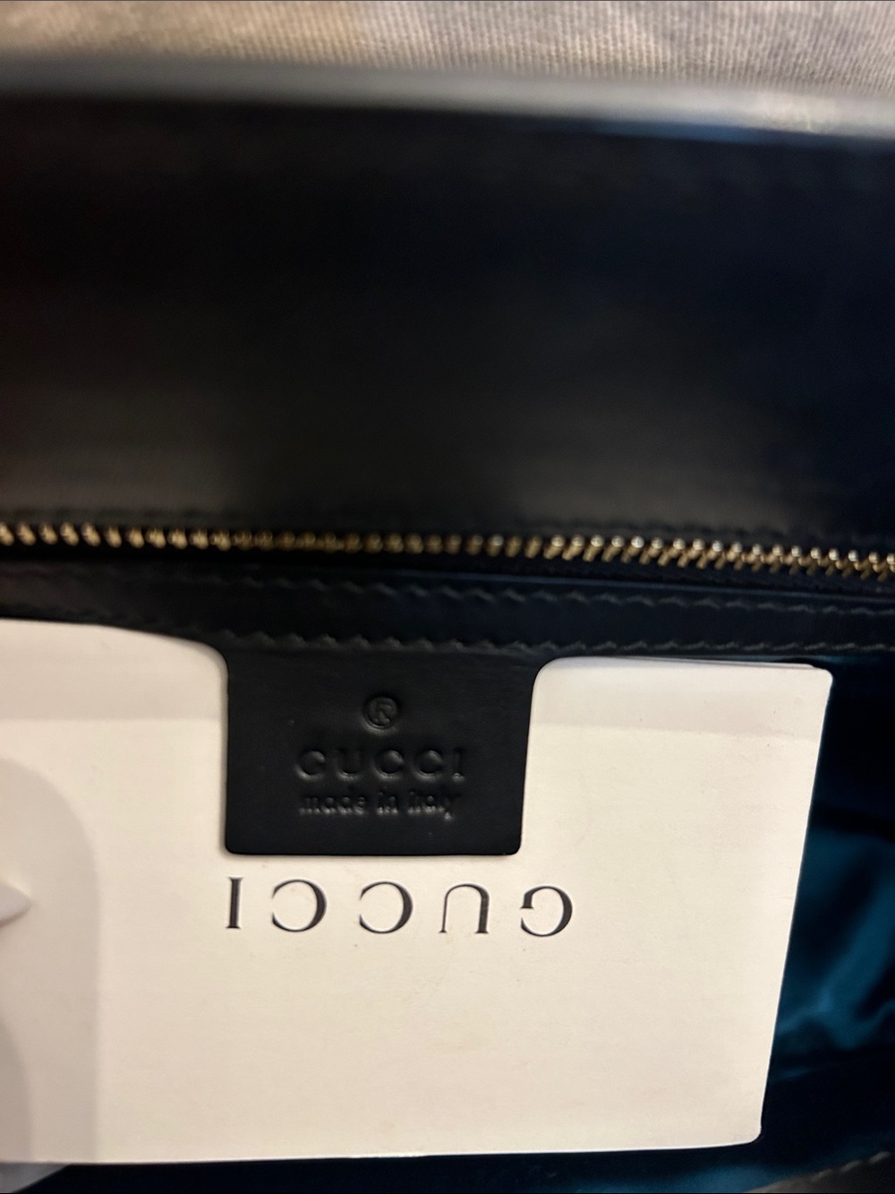 RARE Gucci Ophidia chain shoulder bag black suede large♥️ - Picture 8 of 10